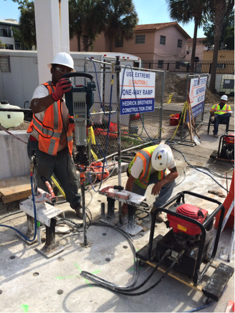 Chemical Grout - Parking Garage Expansion